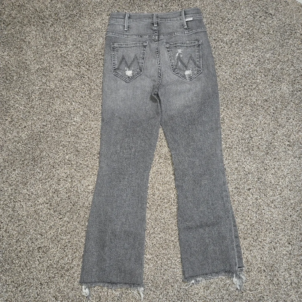 Mother The Hustler Crop Step Chew Jean Size 25 - Picture 2 of 10
